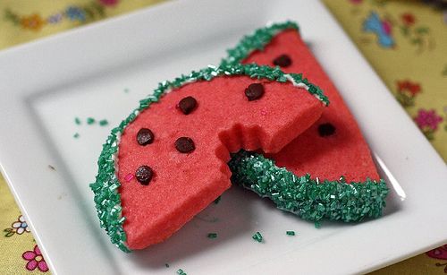 Watermelon Sugar Cookies