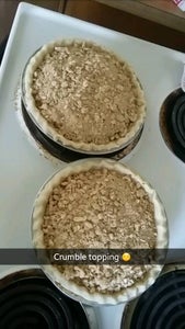 Prepare and Place Crumble Topping