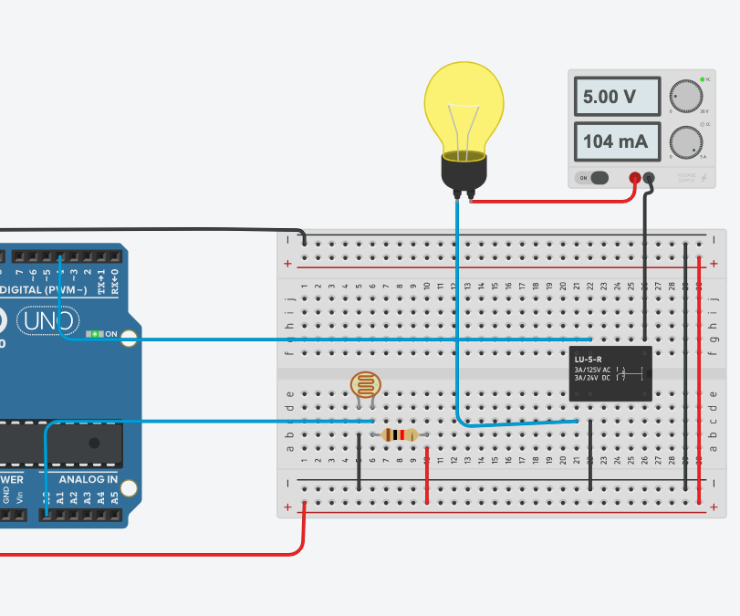 Arduino Light Intensity Lamp