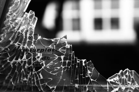 Smash and Grab Bowl_Cast Concrete + Glass.