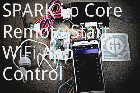 Spark Core Activates a Remote Car Starter Over WiFi