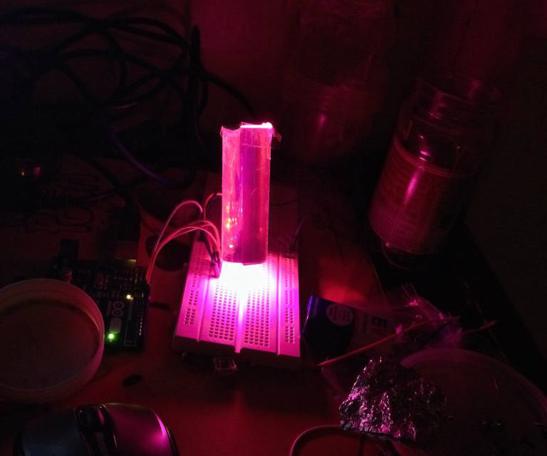 Control RGB LED with arduino and Processing.