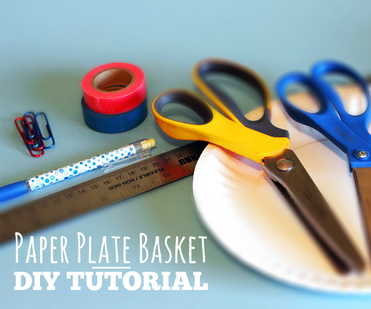 The Coolest Paper Plate Baskets Out There