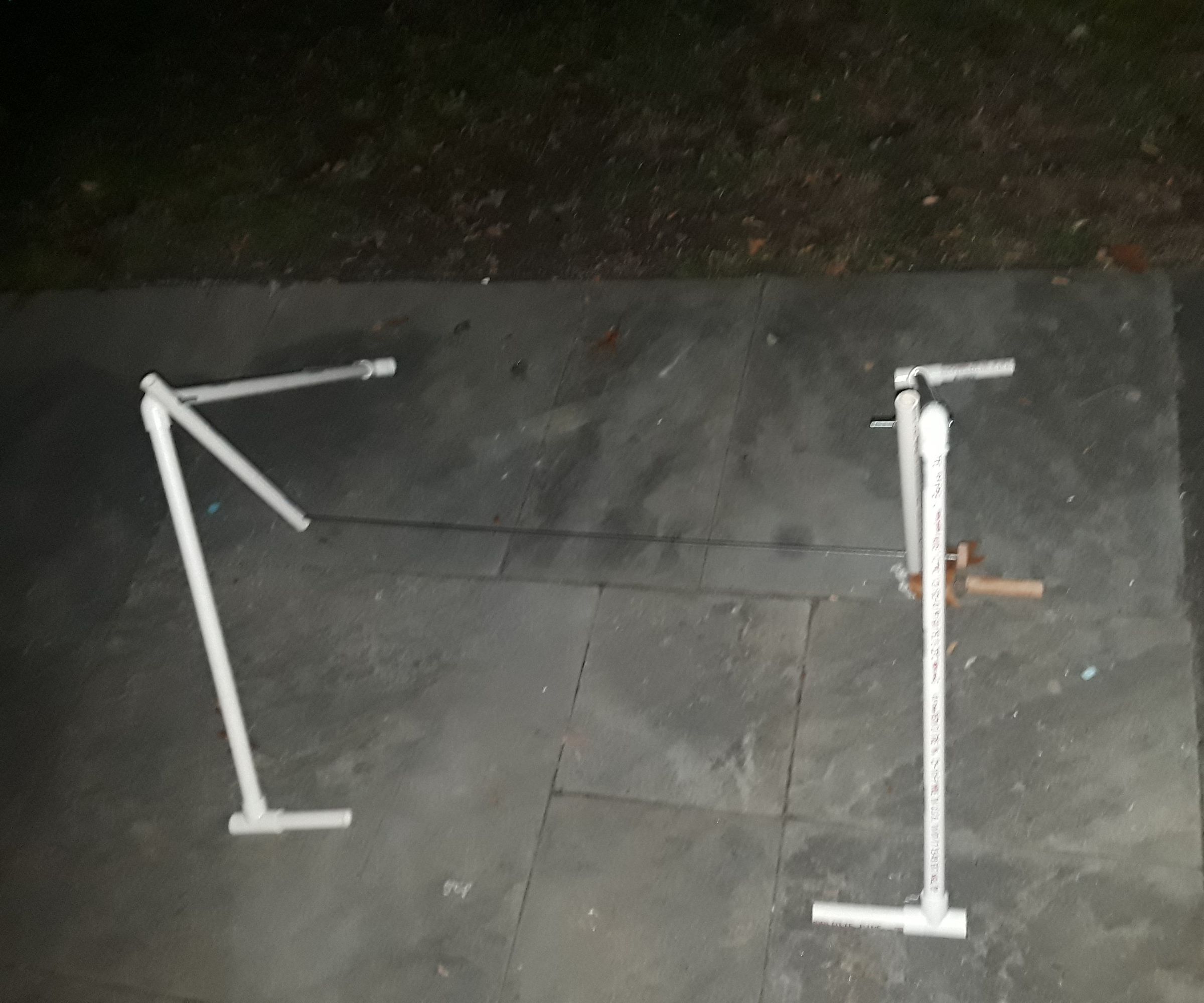 Portable PVC Backyard Rotisserie