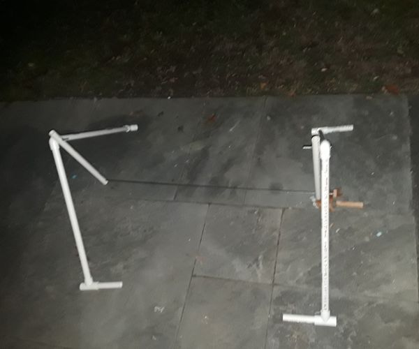 Portable PVC Backyard Rotisserie