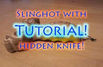 How to Make a Hidden Knife Slingshot! ⇔ the Art of Weapons