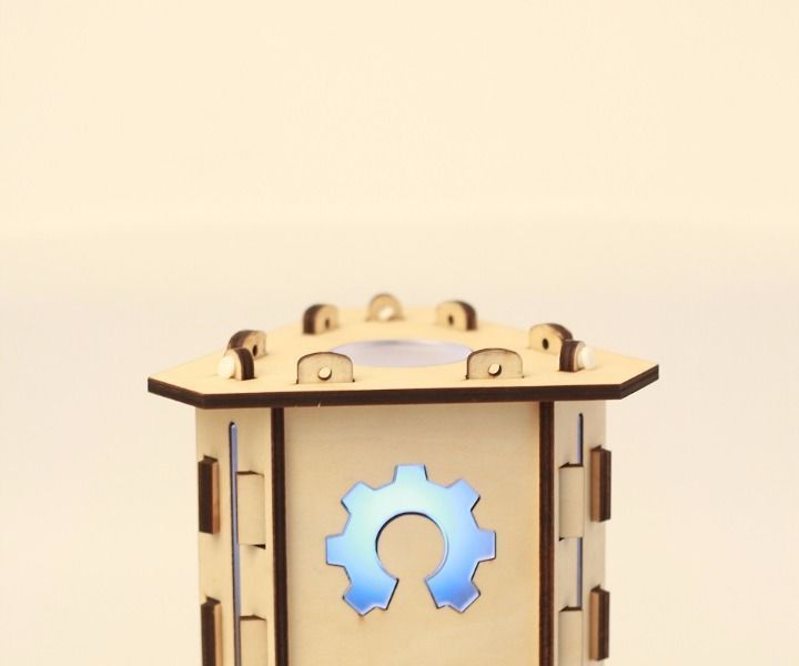 DIY a Retro Wooden Lamp With BBG