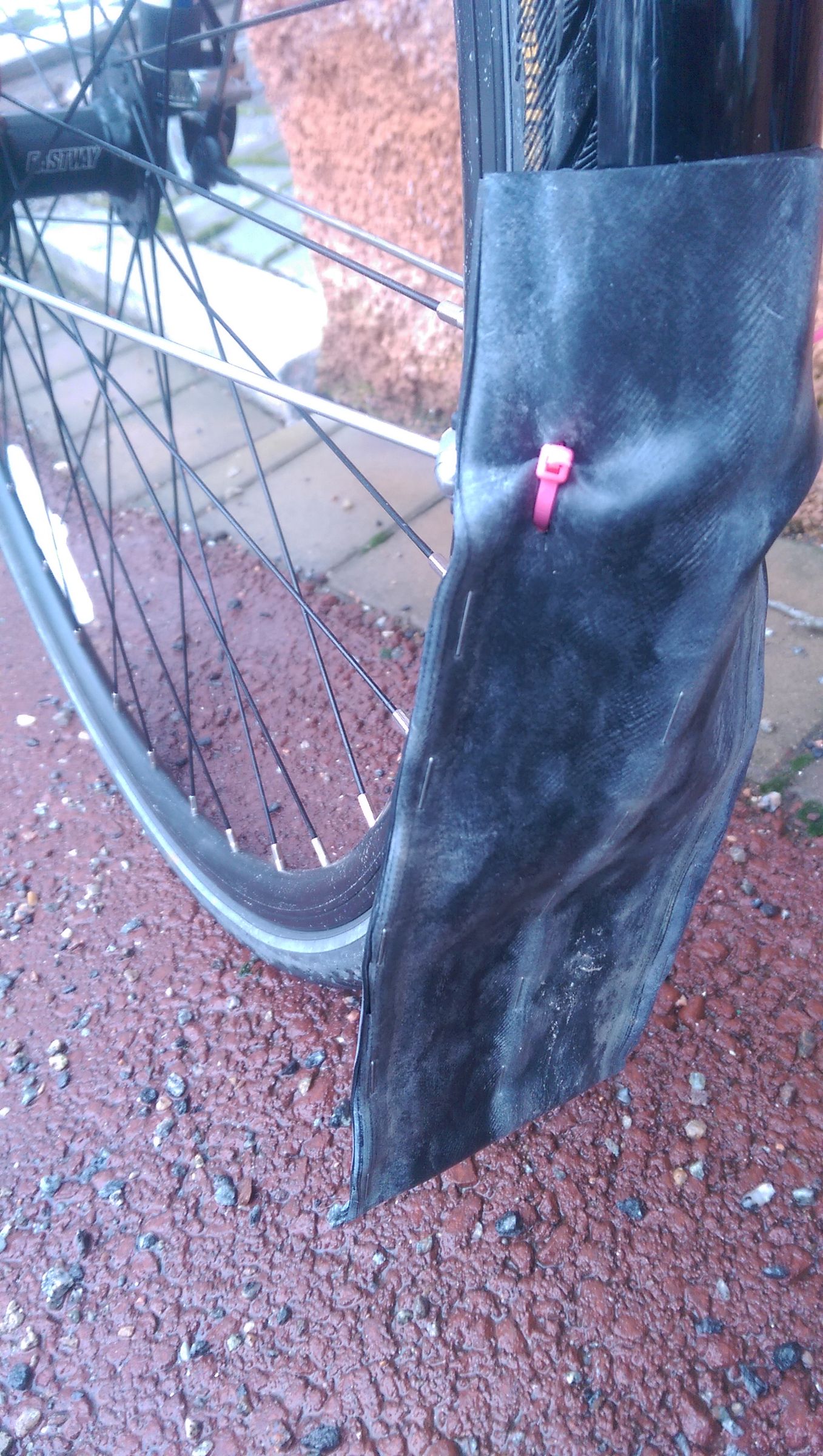 Mud Flap for Bike Fender Instructables