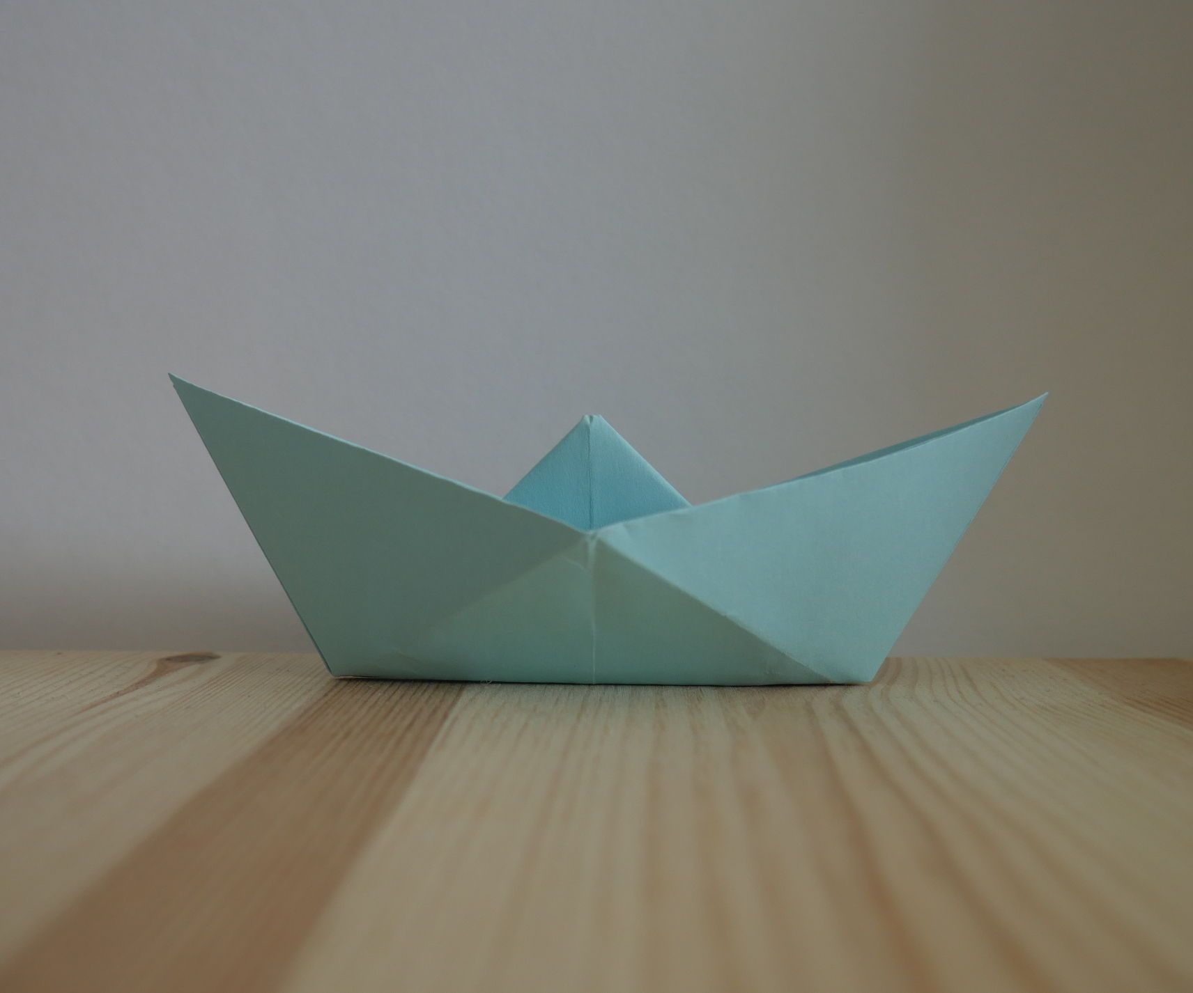 Origami. How to Make a Boat Out of Paper