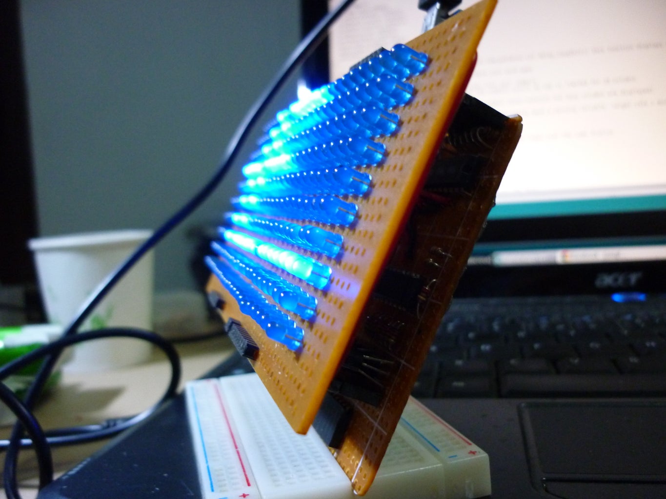 24 X 10 LED Matrix (Arduino Based) : 9 Steps - Instructables