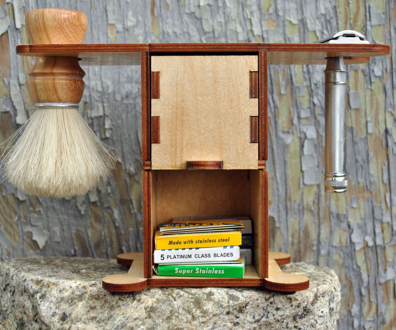 Laser Cut Shaving Stand