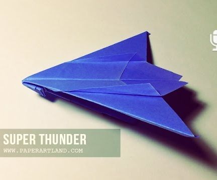 How to Make a Paper Plane That Flies | Super Thunder  