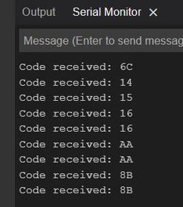 Determine IR Received Data