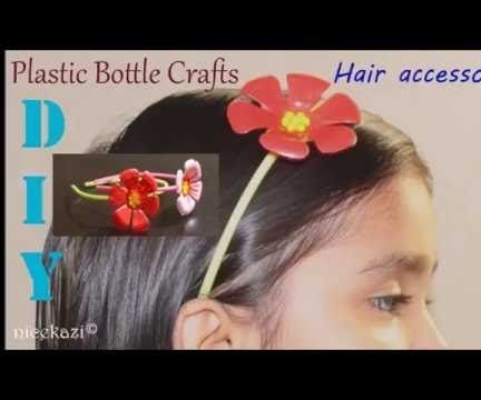 Hair Accessories: Plastic Bottle Crafts