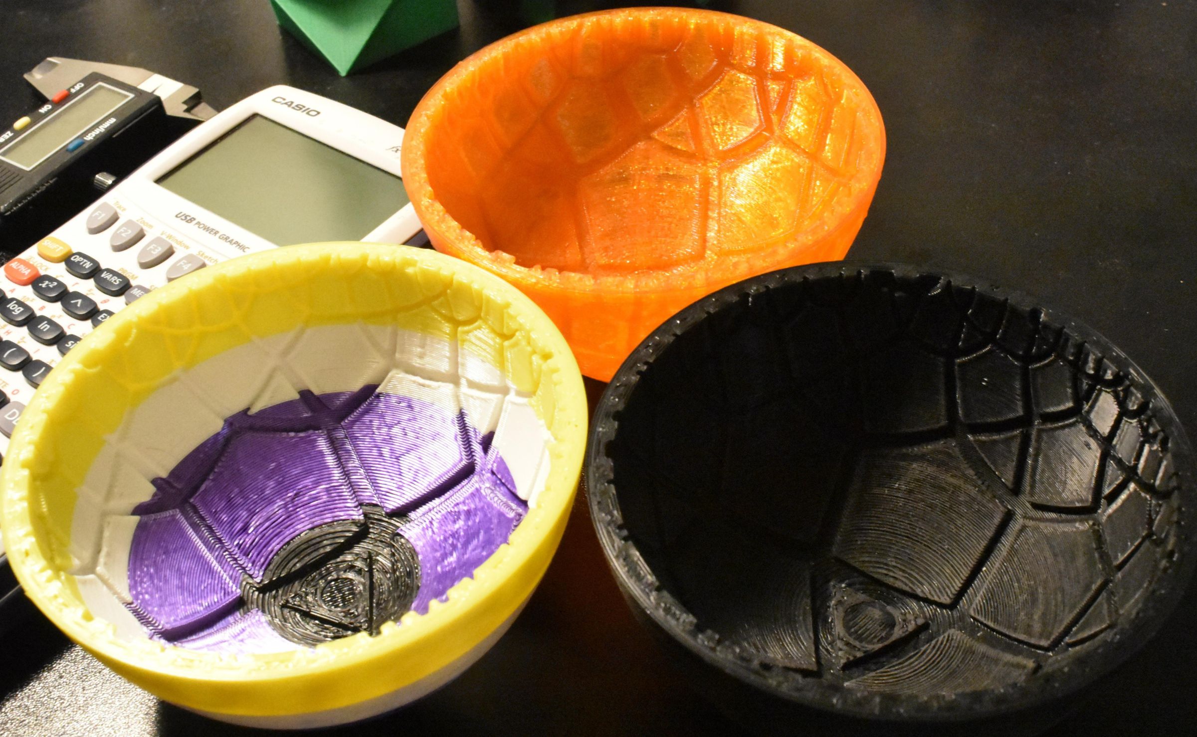 Custom 3D Printed Hyperbolic Tiling Bowl