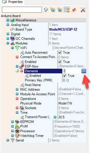 For Receiver NODEMCU - in Visuino Add, Set & Connect Components