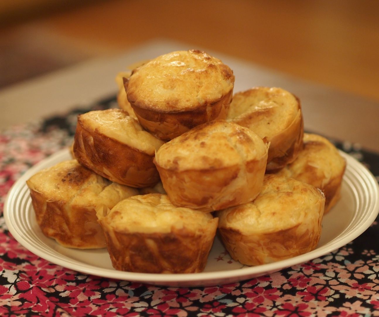 Feta and Phyllo Dough Muffins