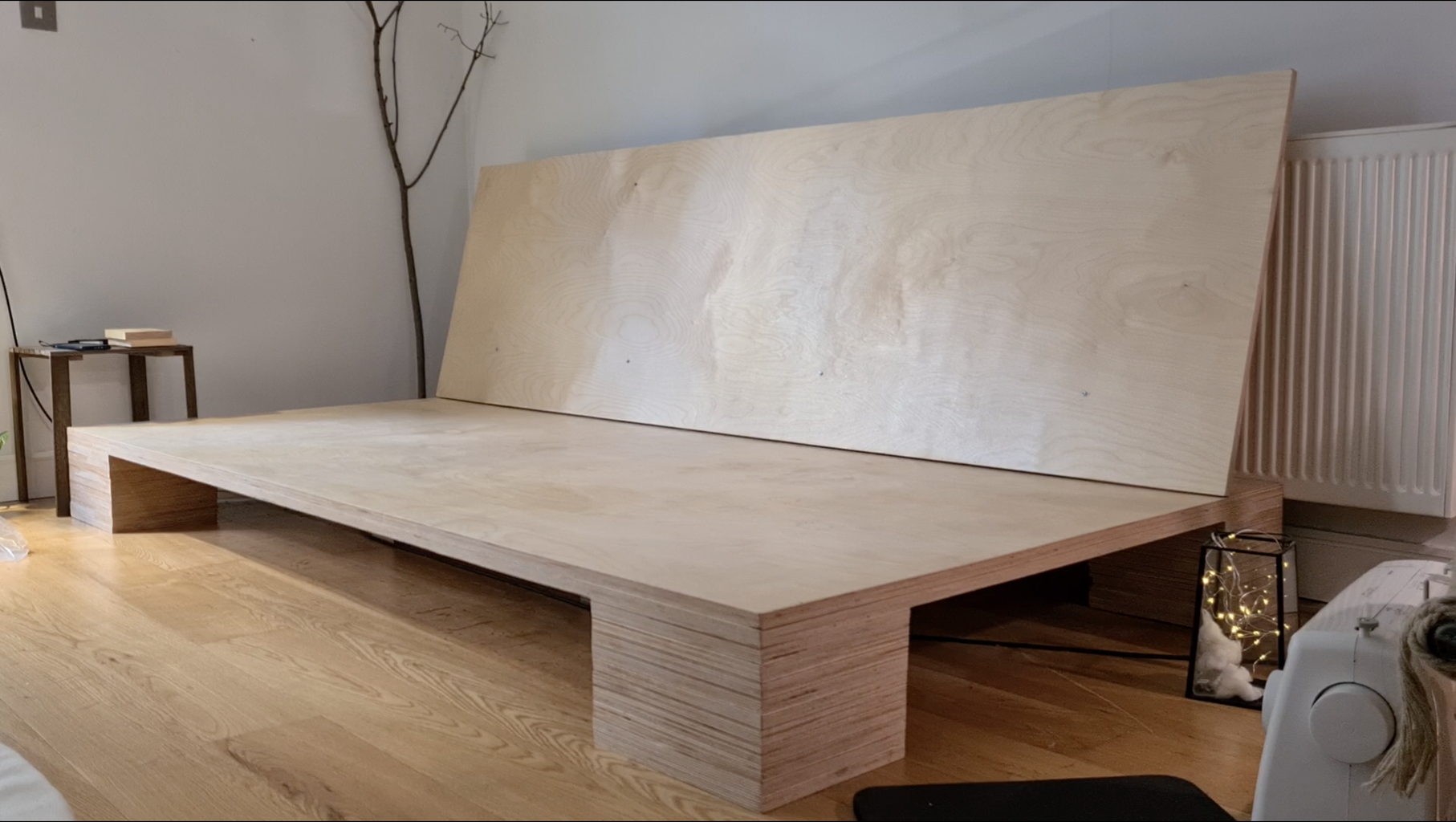 DIY Plywood Lounge Sofa 4 seater 7 Steps with Pictures
