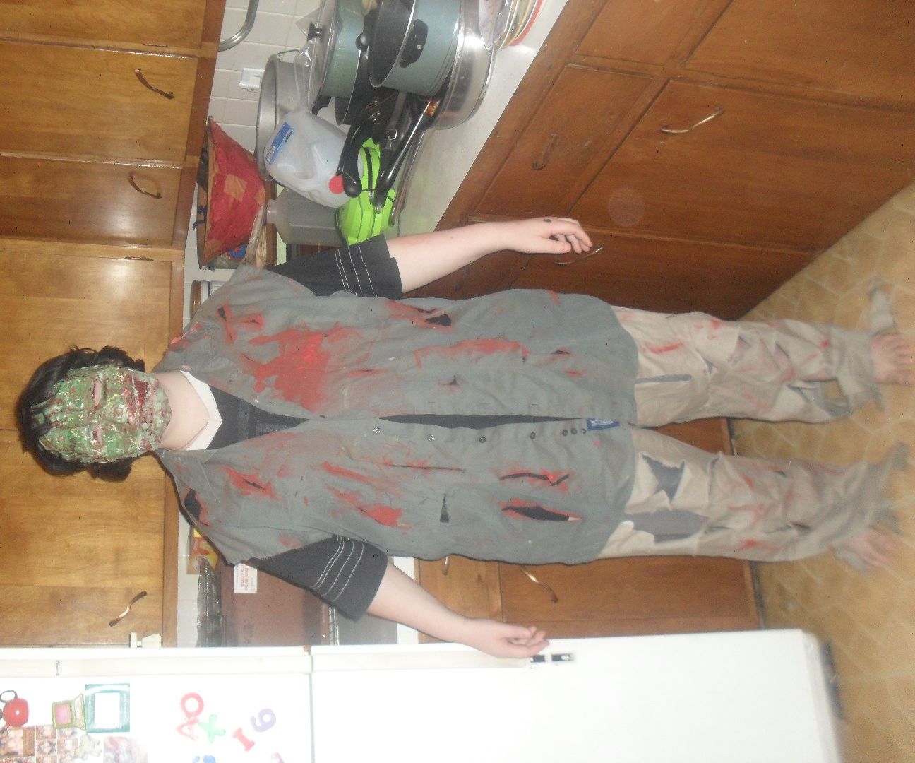 Homemade Zombie Halloween Costume