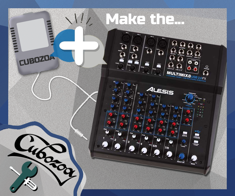 ALESIS MultiMix 8 USB FX - How to Make It to the Power Supply