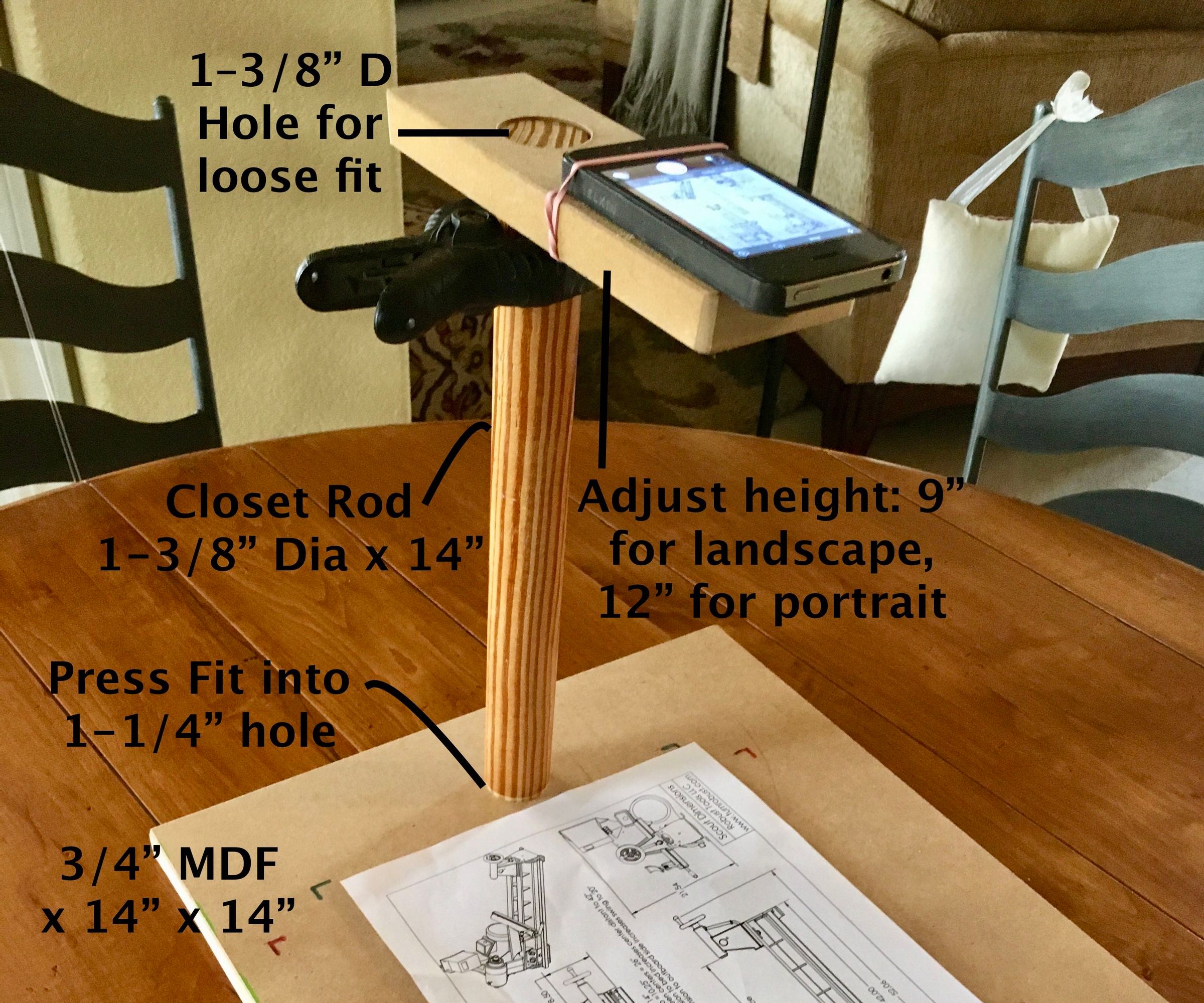Iphone Document Scanner Stand