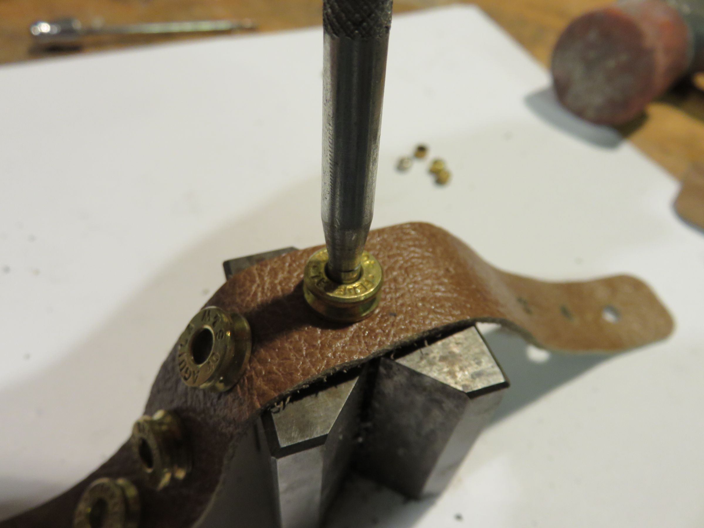 Bullet Studded Leather Cuff : 7 Steps (with Pictures) - Instructables