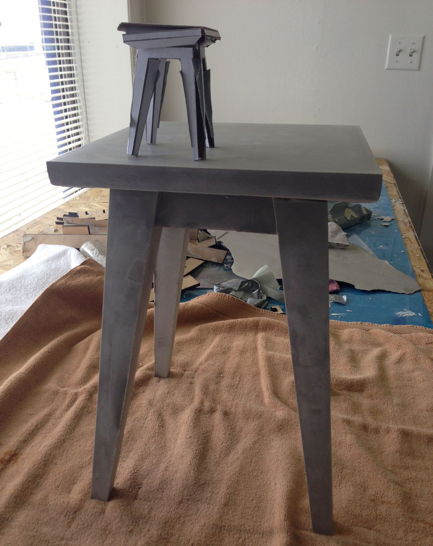 Laser Cut Mold Intermediate Project - Scale Table
