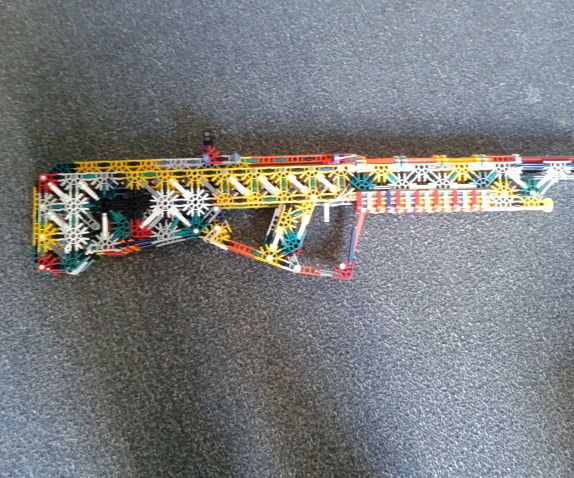 Knex Random Bullpup Model (Slightly modded)