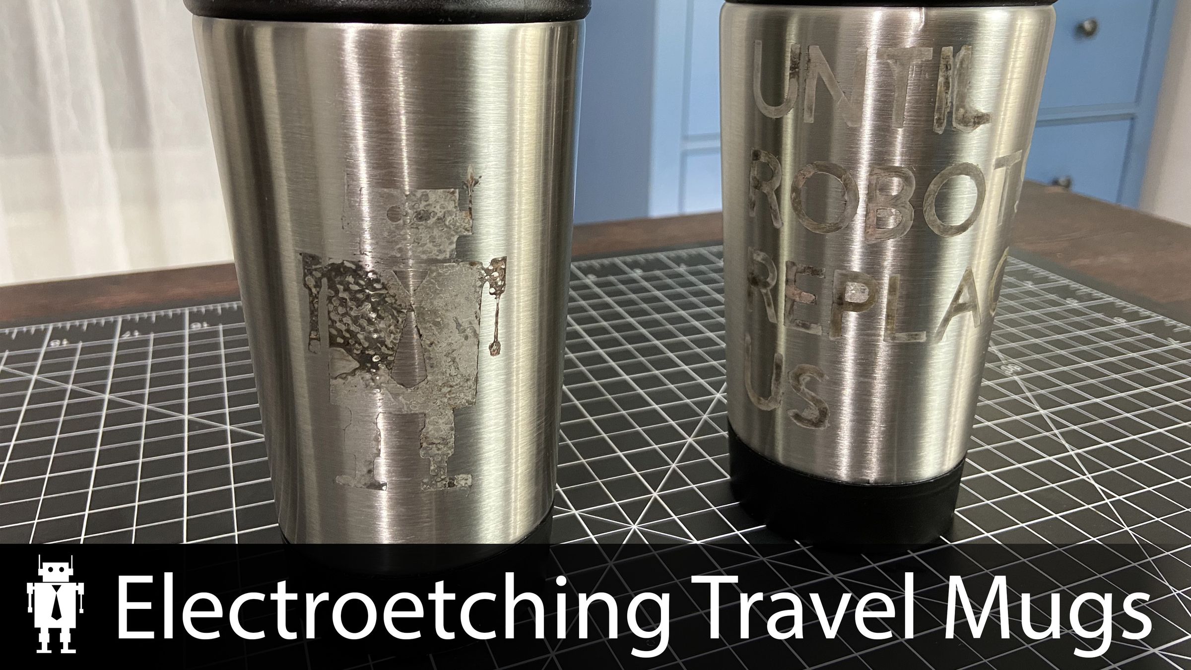 Metal Etching Travel Mugs 5 Steps Instructables
