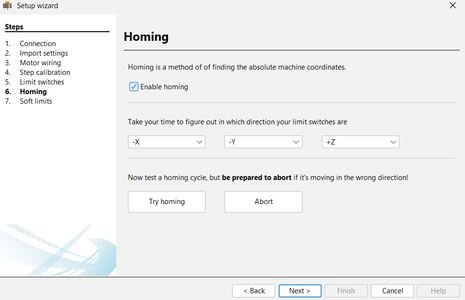 Enabling Homing