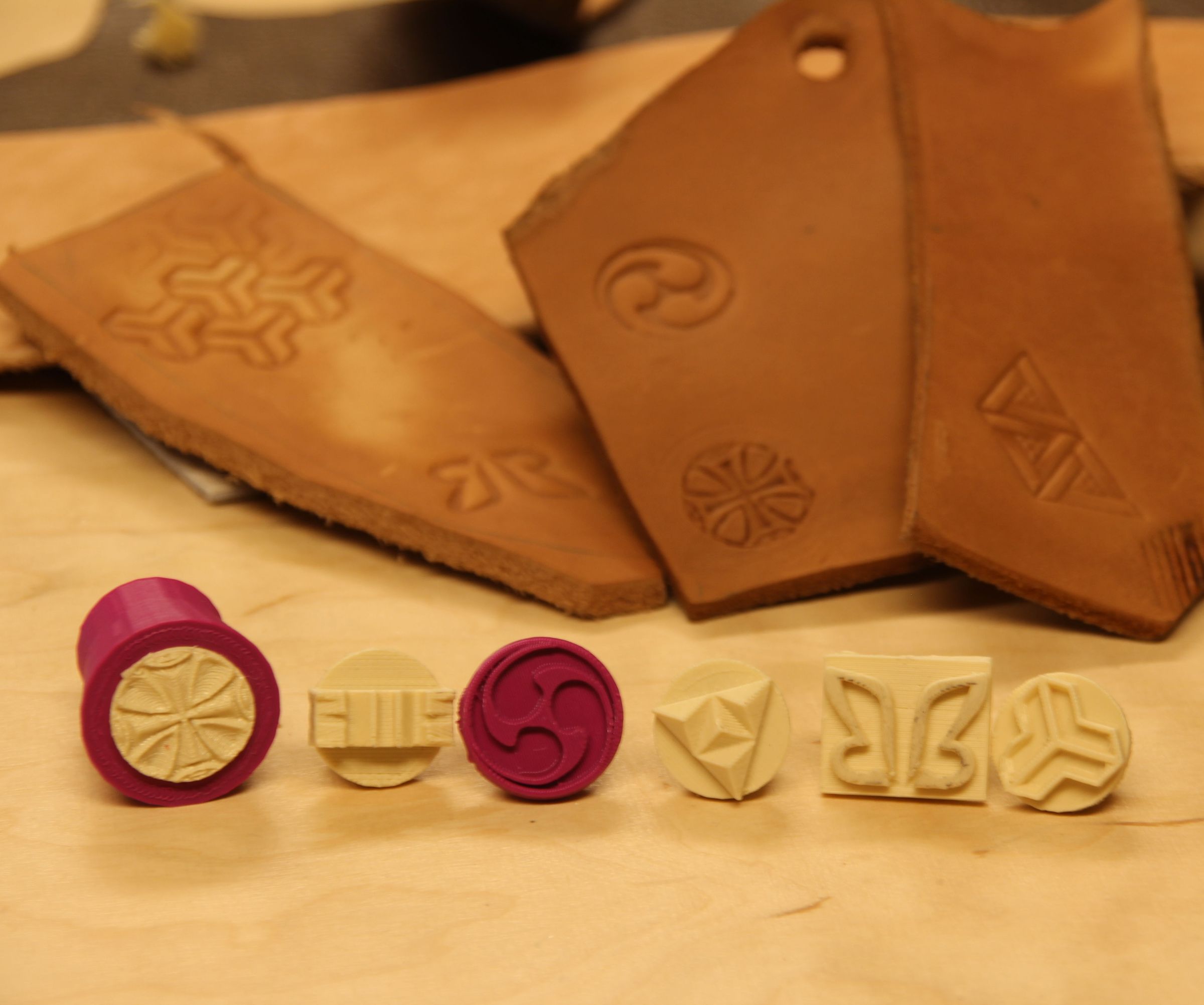 3D Printed Stamps for Leather