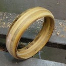Turning a plywood bracelet - PIP