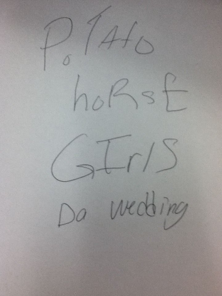 Potato Horse Girls Da Wedding