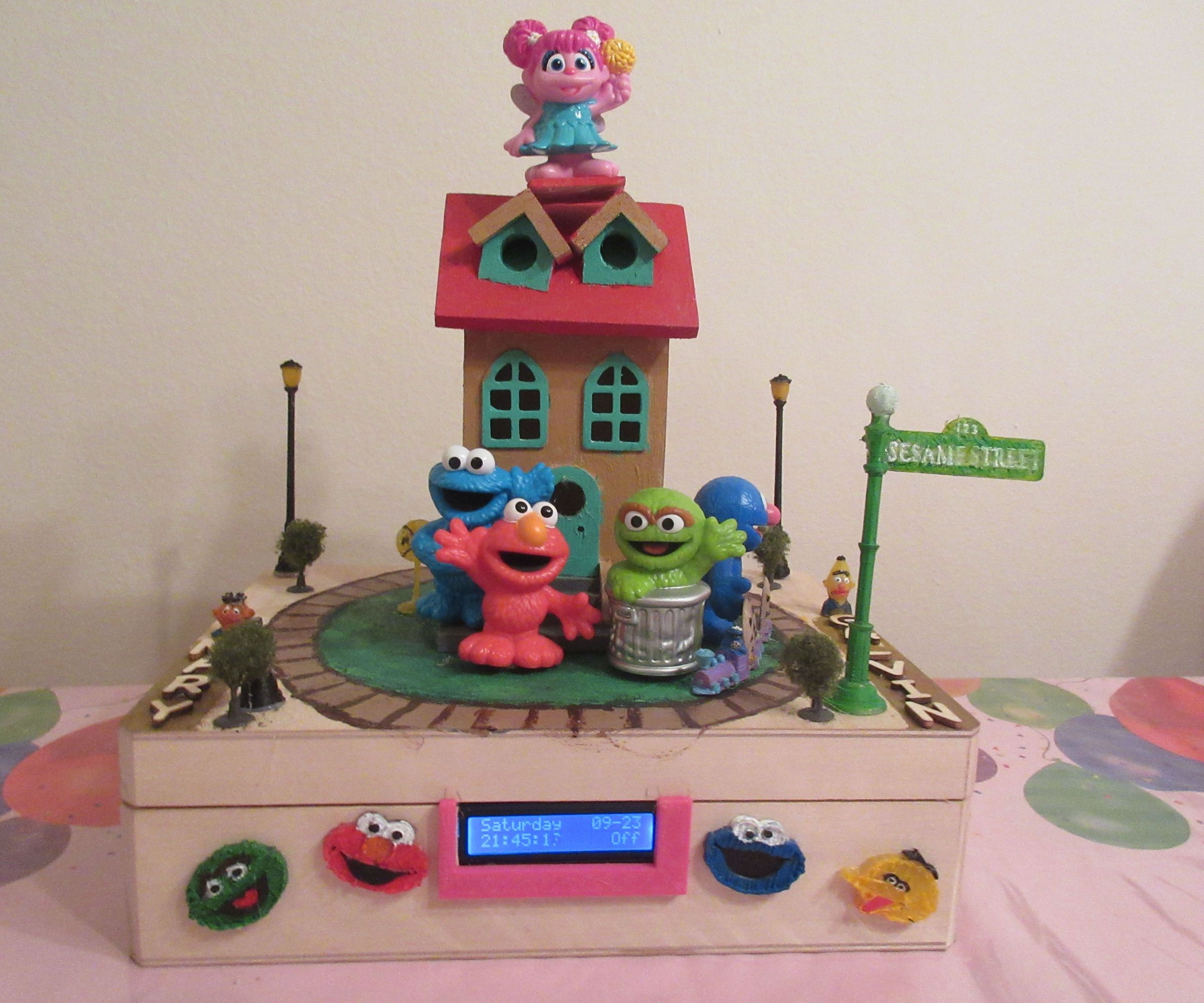 DIY Sesame Street Alarm Clock (with Fire Alarm!)
