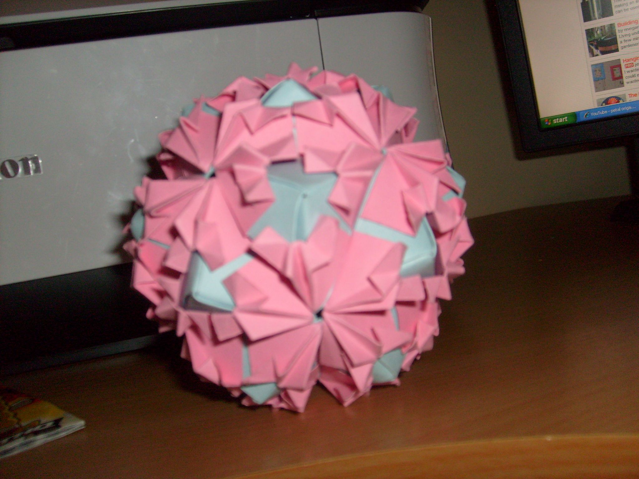 How to Make an Origami Petal Globe