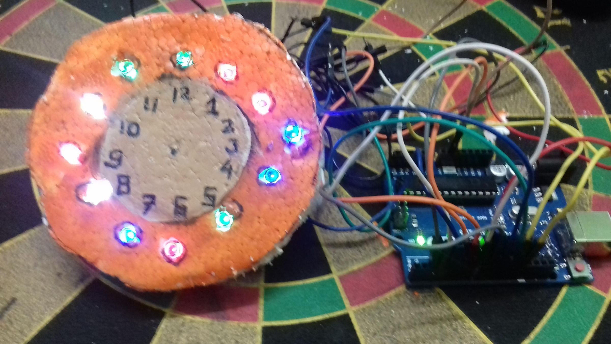Arduino LED Clock 4 Steps Instructables
