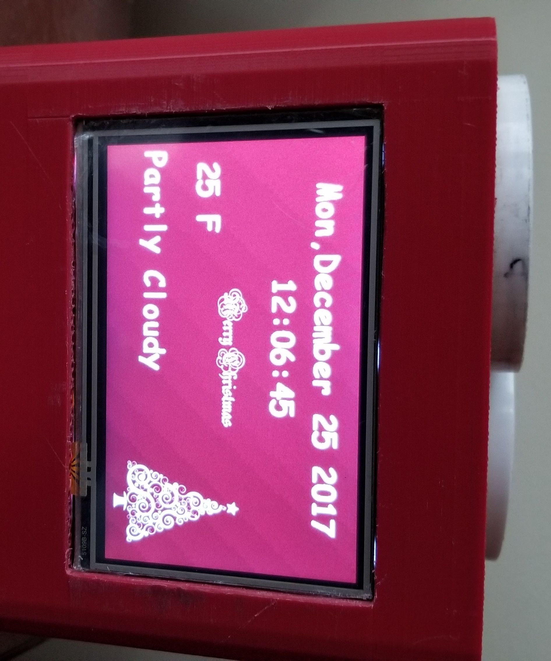 Raspi-Nextion Weather Clock