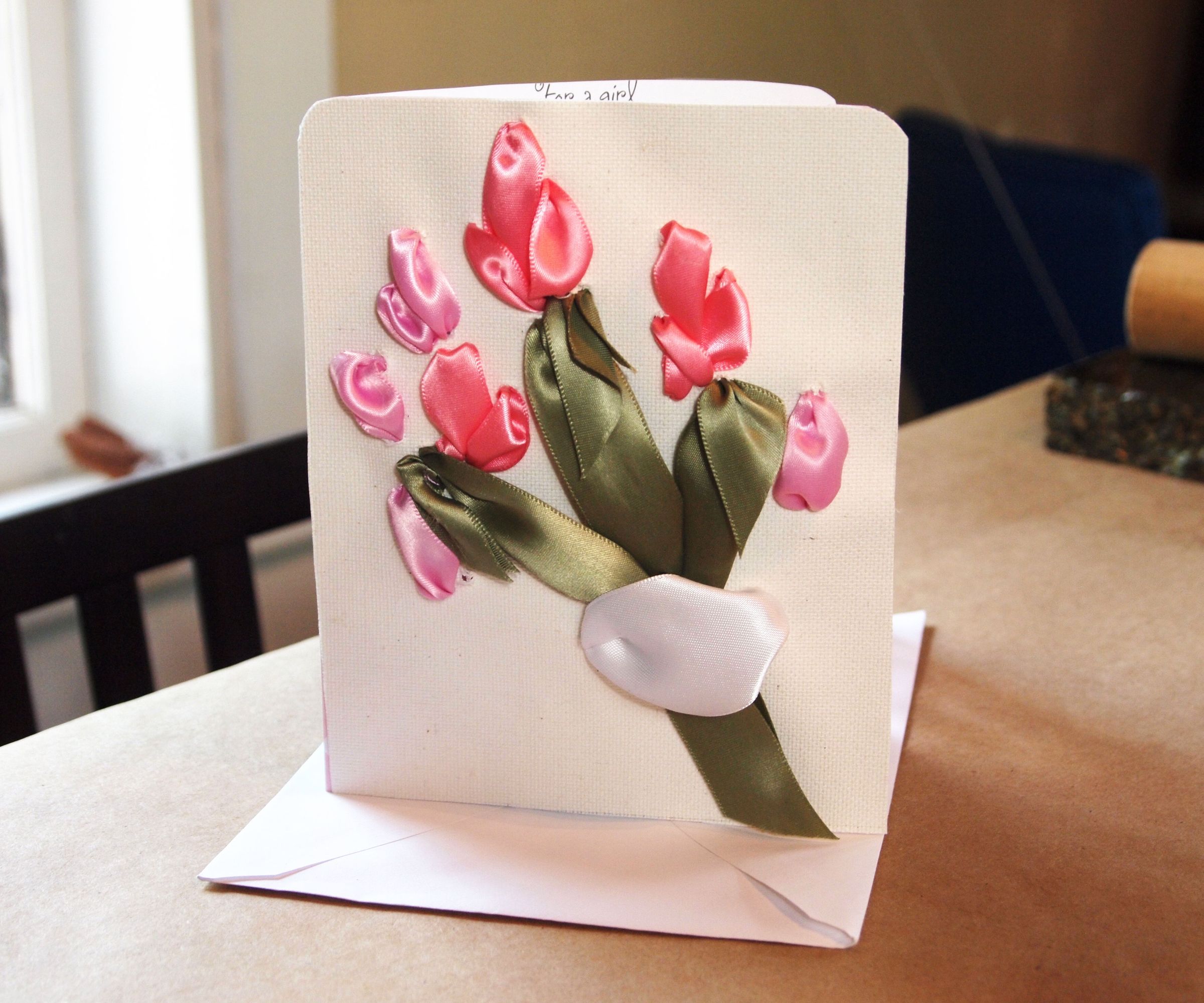 DIY Ribbon Wedding Invitations