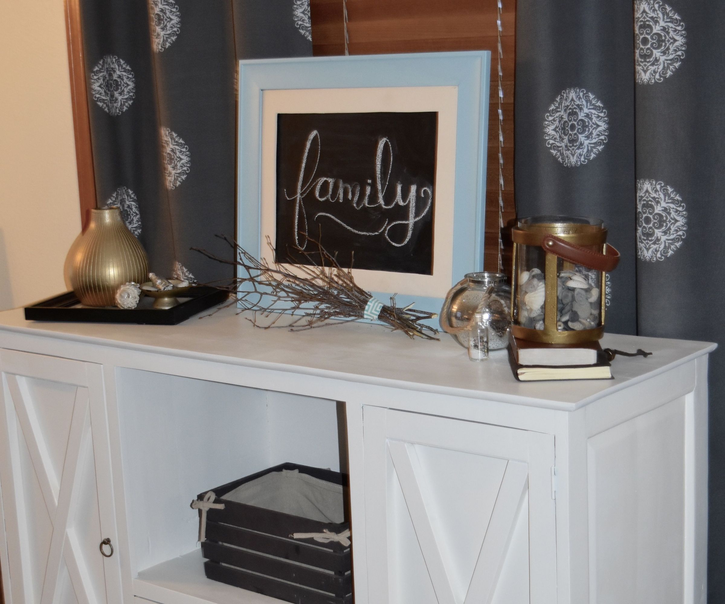 Farmhouse Makeover for a Buffet/Console