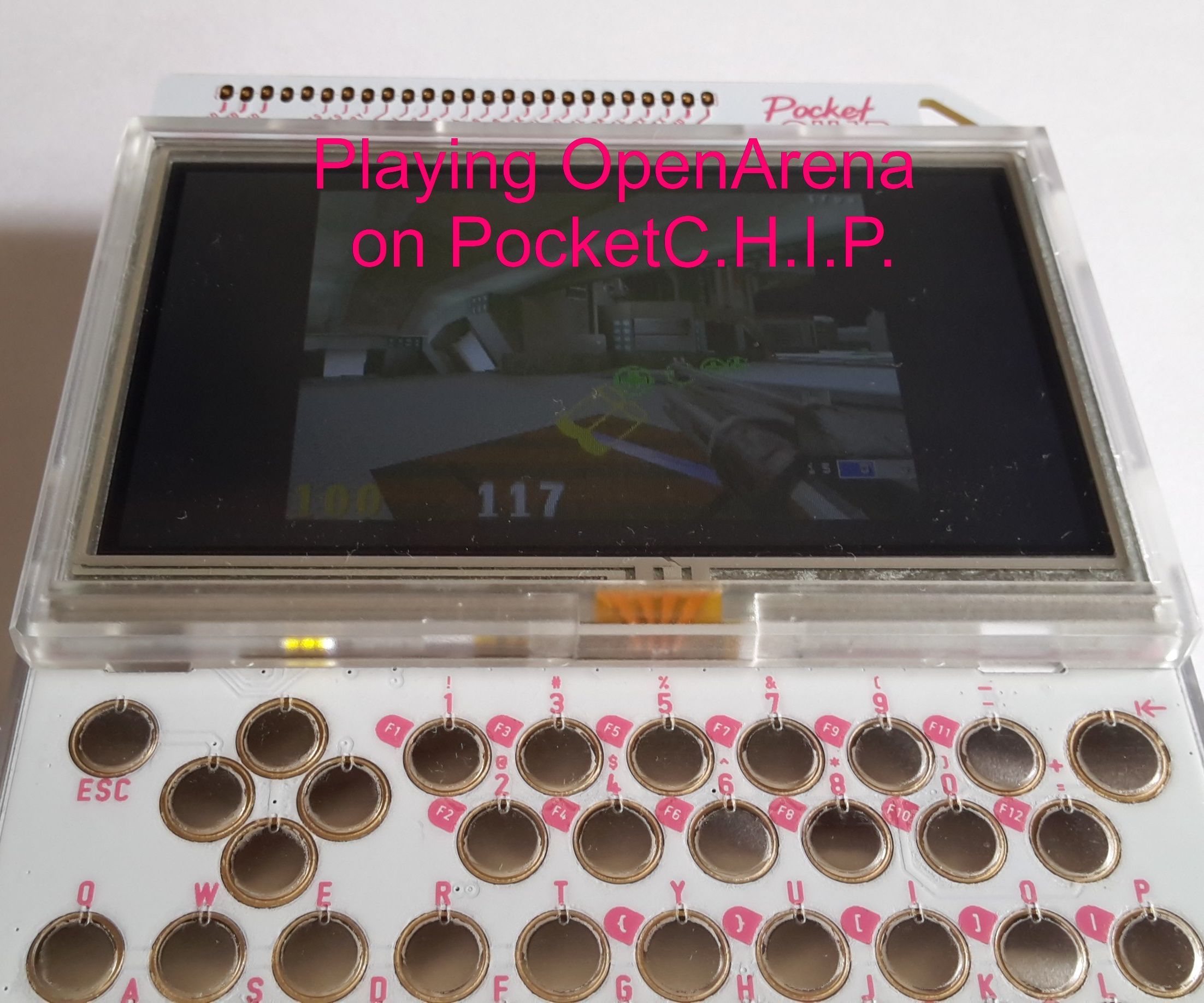 Playing OpenArena on PocketC.H.I.P.