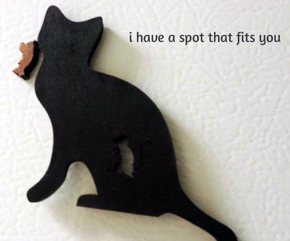 Cat and Mouse Fridge Magnet