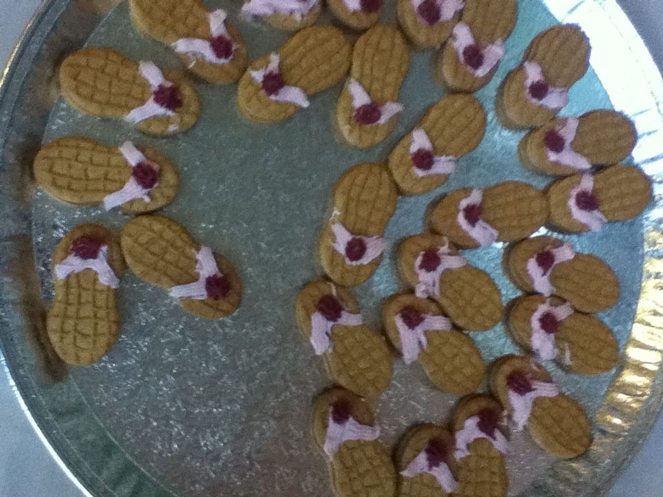 Nutter Butter Flip-Flops