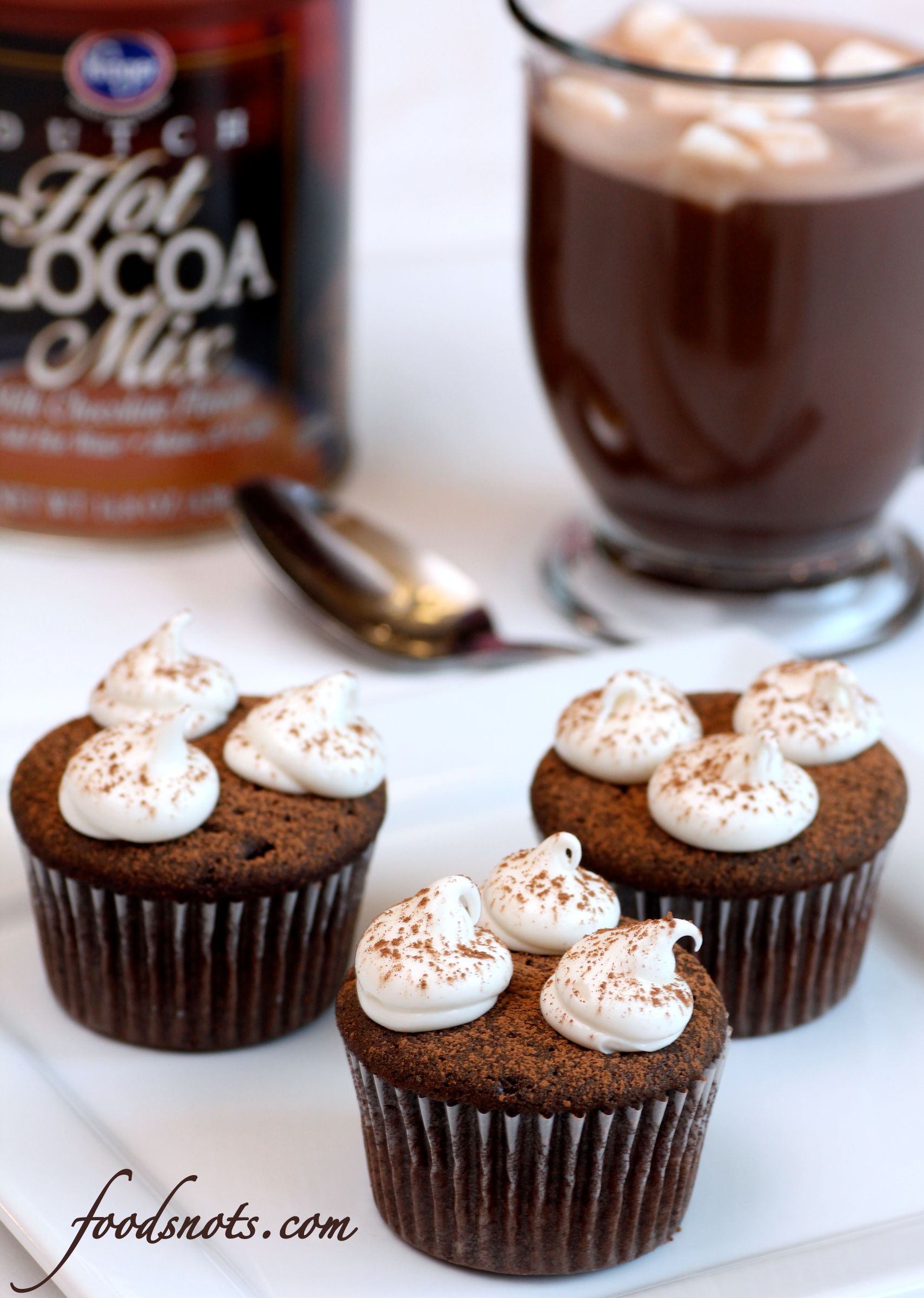 Hot Chocolate Cupcakes