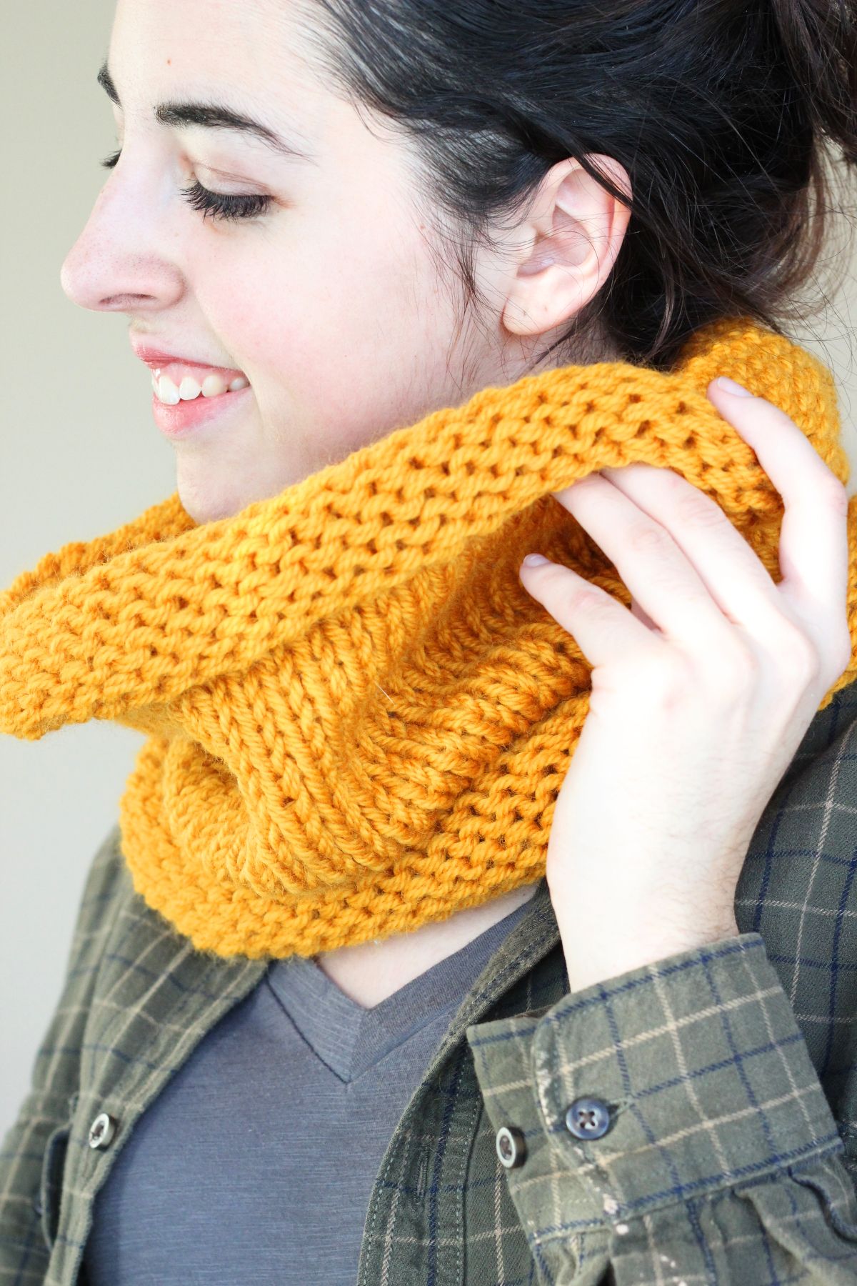 How to Knit an Infinity Scarf in 3 Steps 3 Steps Instructables