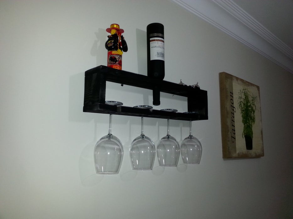 Reclaimed Pallet Wine Rack - Image 1