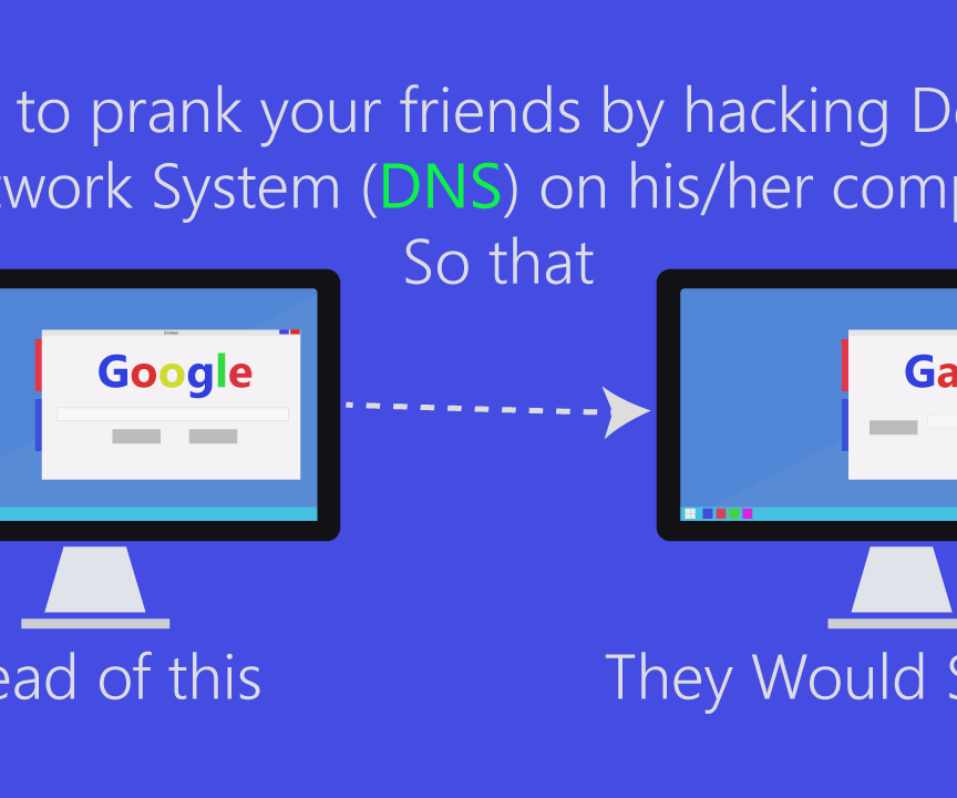 How to Prank Your Friend by Hacking DNS on His/her Computer