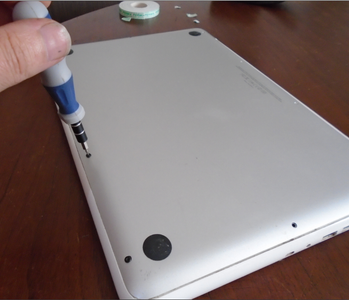 Positioning the Double Sided Tape