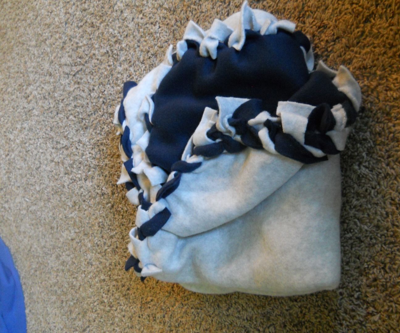 No Sew Braided Blanket