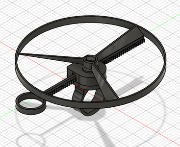 3D Printed Pull Copter