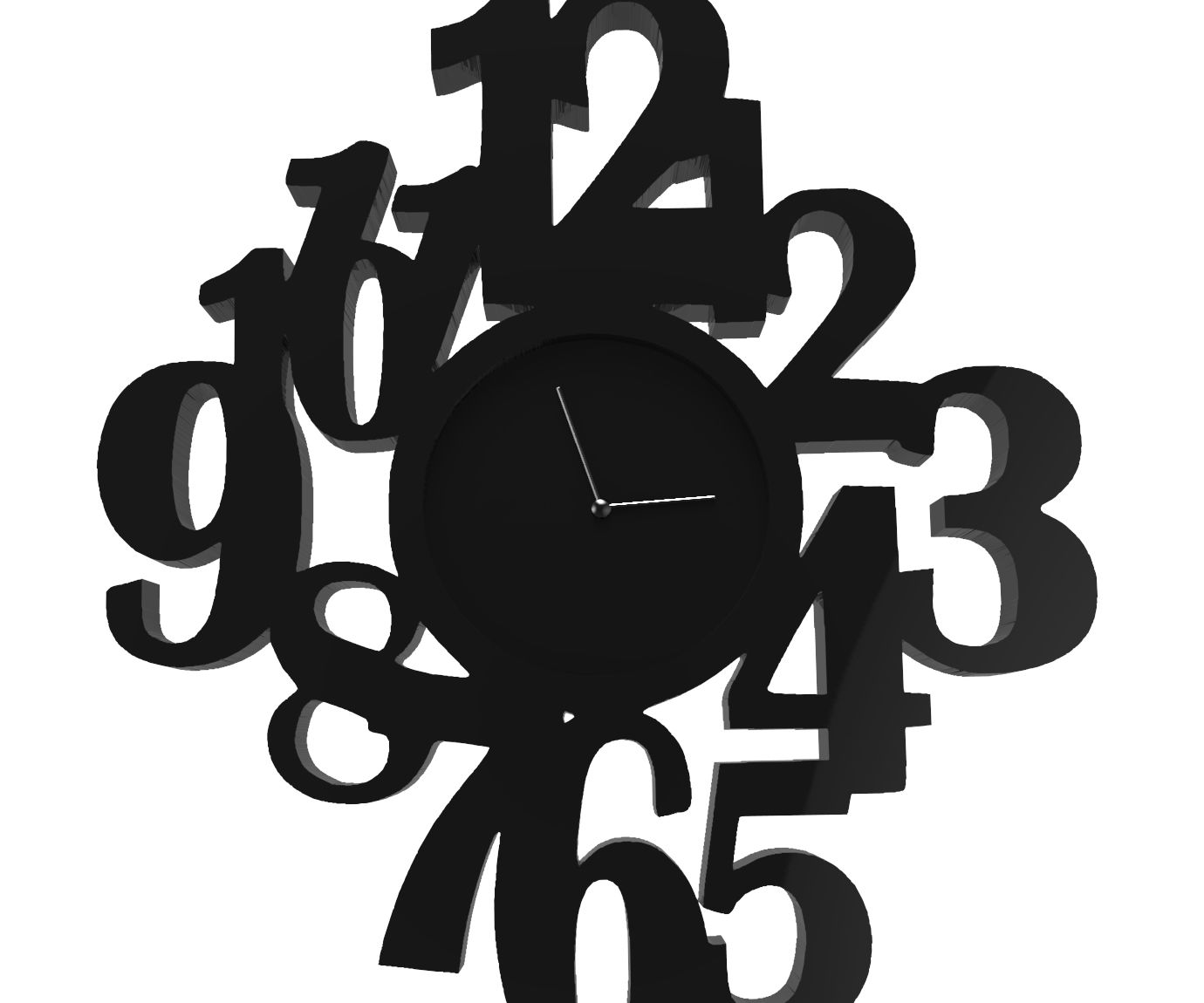 Quick Clock Face design in ArtCAM